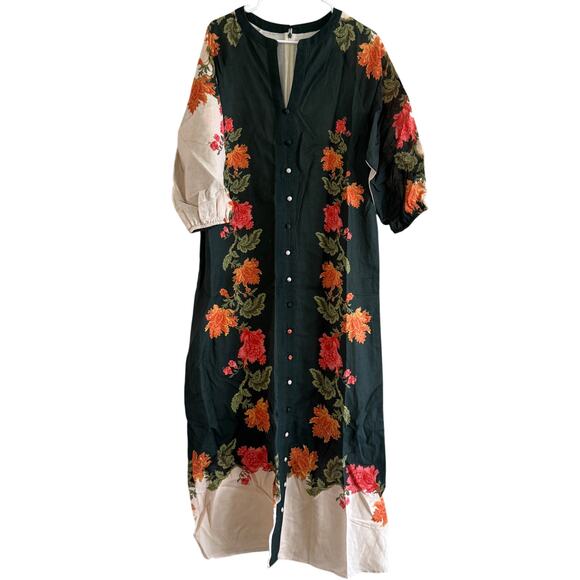 Anna Cate Iris Maxi Dress Hunter Bloom - Picture 4 of 10